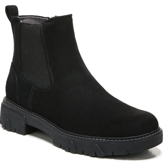 DR. SCHOLL'S Hey Ya Womens Faux Suede Comfort Chelsea Boots - Picture 1 of 10